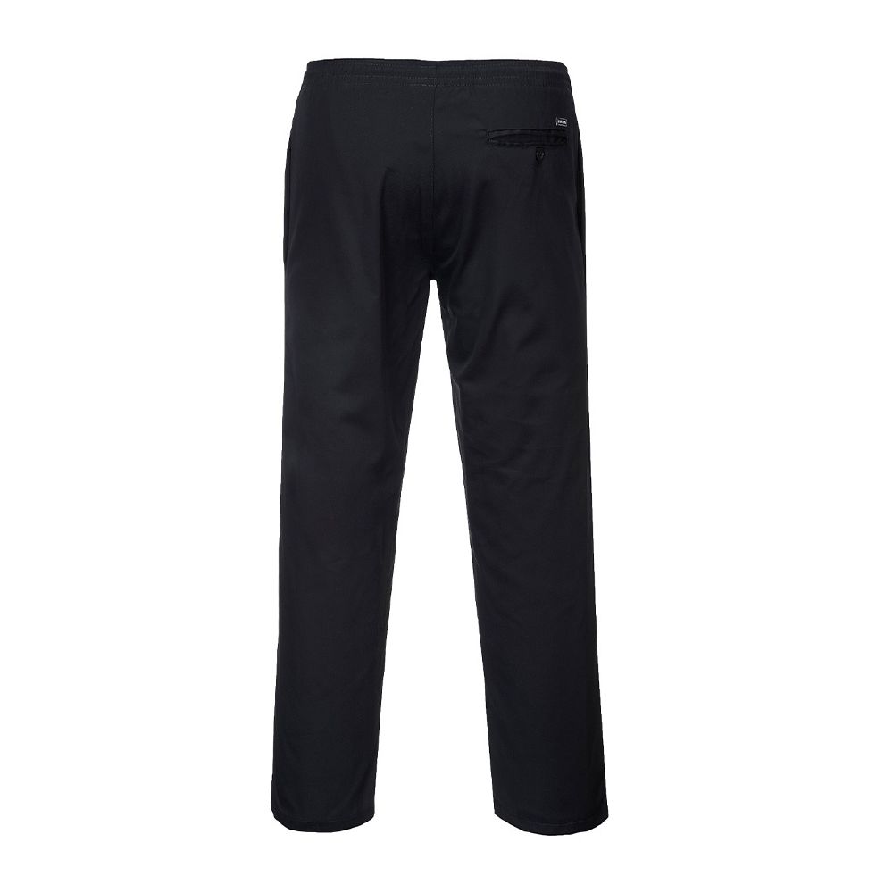 Chef Trousers Black Elastic