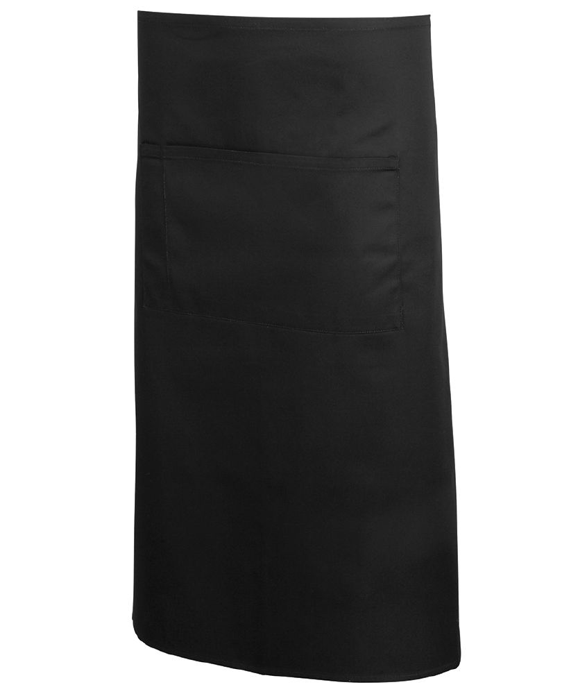 Apron with Pocket Black 3/4 86cm x 70cm