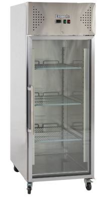 Exquisite Upright Storage Fridge 1 Glass Door 685L 740mm GSC650H