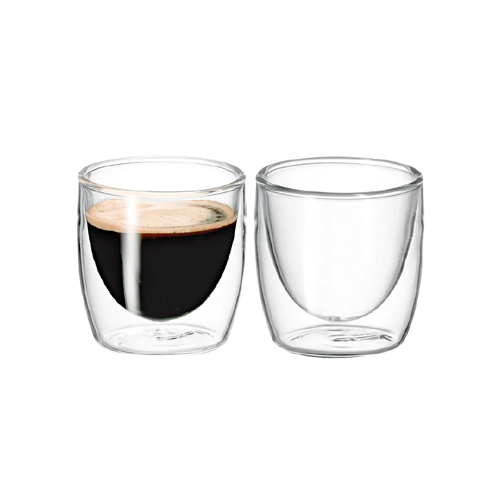 Caffe Double Wall Glass - Set of 2, 100ml Avanti