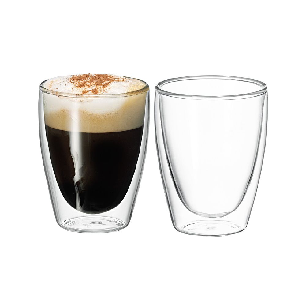 Caffe Double Wall Glass - Set of 2, 250ml Avanti