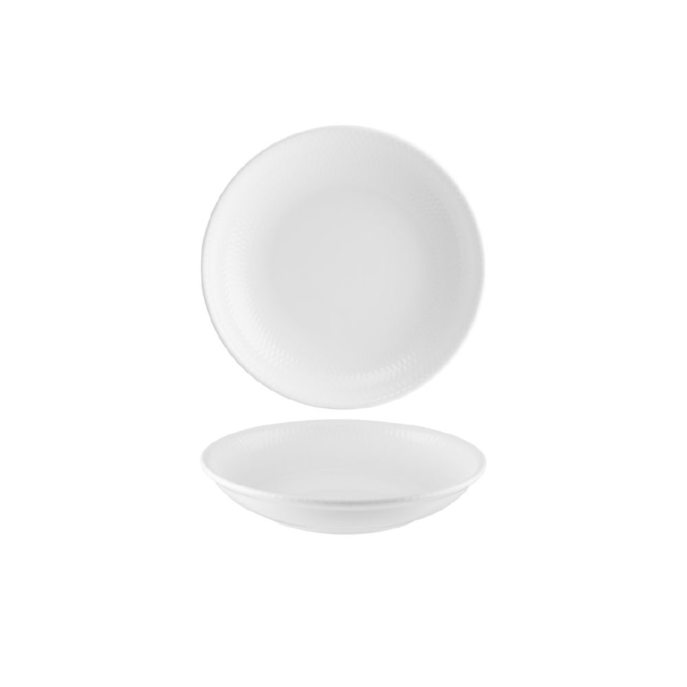 Deep Plate 200mm Coupe Round White Bonna