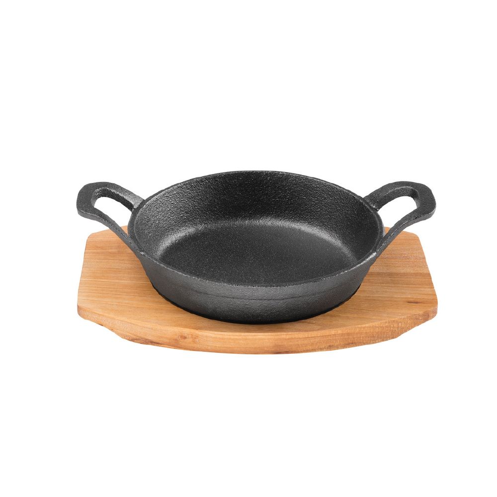 Pyrolux Round Gratin 18cm with Maple Tray