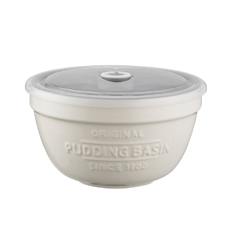 Mason Cash Pudding Basin with Lid 900ml Cream