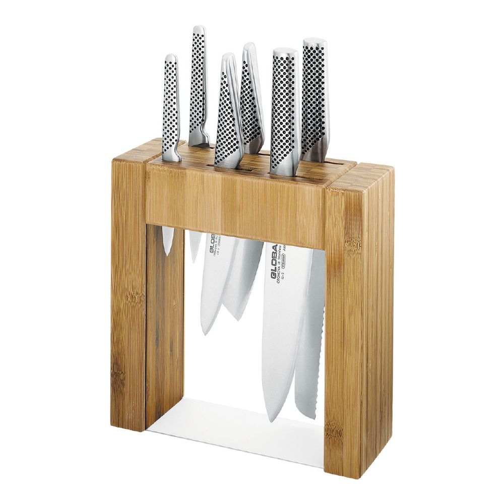 Ikasu 7 Piece Knife Block Set GLOBAL