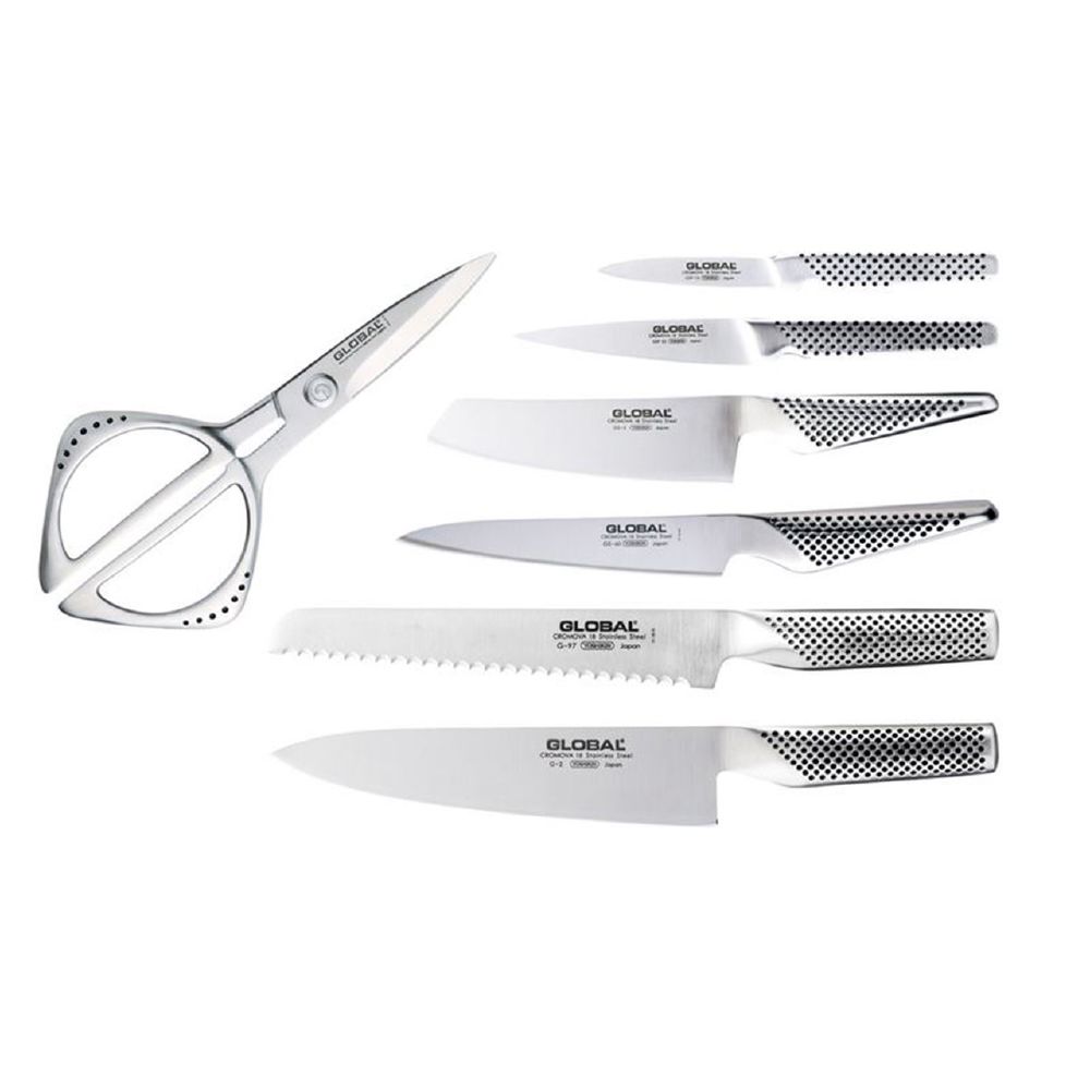 Takashi 8 Piece Knife Block Set GLOBAL