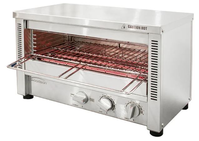 WOODSON Toaster/Griller 563mm 8 Slice 15amp W.GTQI8.10