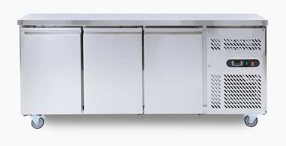 BROMIC Undercounter Storage Fridge 3 Doors 417L 1795mm UBC1795SD