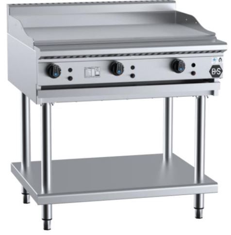 B+S Grill Plate On Stand Black Series 900mm GRP-9