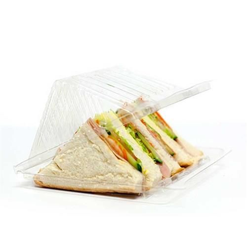 Sandwich Wedge Recycled Pet4 Point Clam Clear