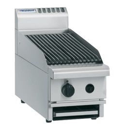 WALDORF Gas Chargrill Bench Model 300mm CH8300G-B