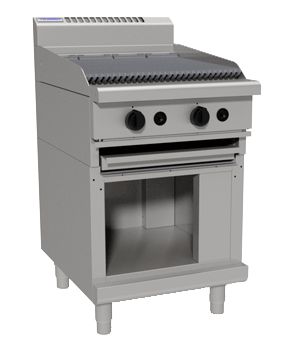 WALDORF Gas Chargrill On Cabinet 600mm CH8600G-CB