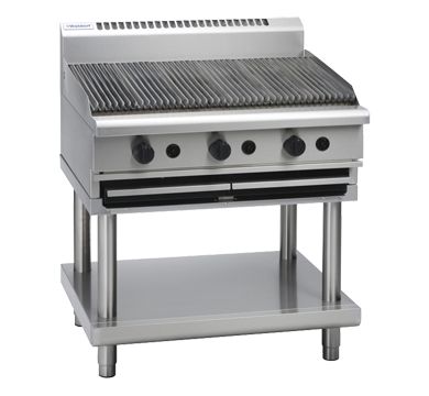 WALDORF Gas Chargrill On Stand 900mm CH8900G-LS