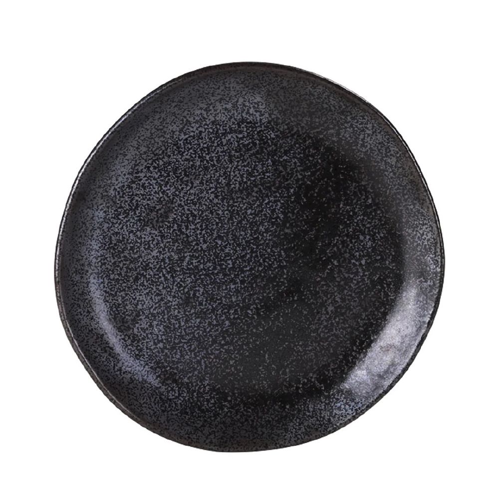 Plate Side Earth Black Collection 21.5cm