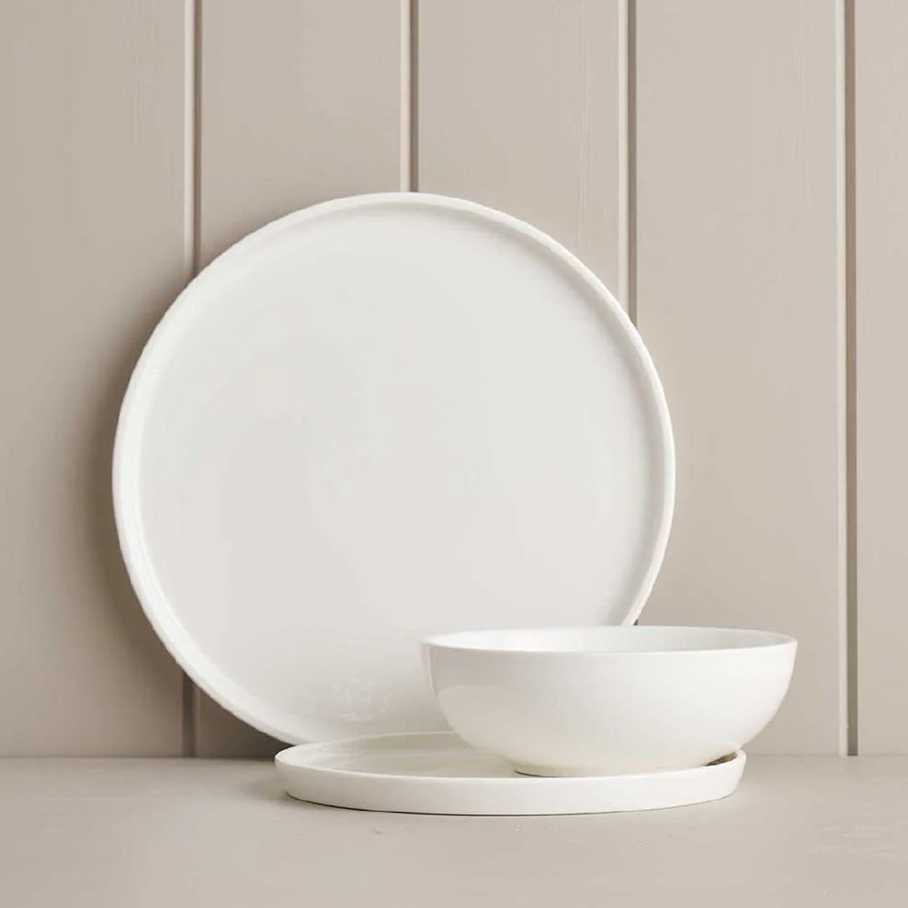 Dinner Set 12pc White Daily Social