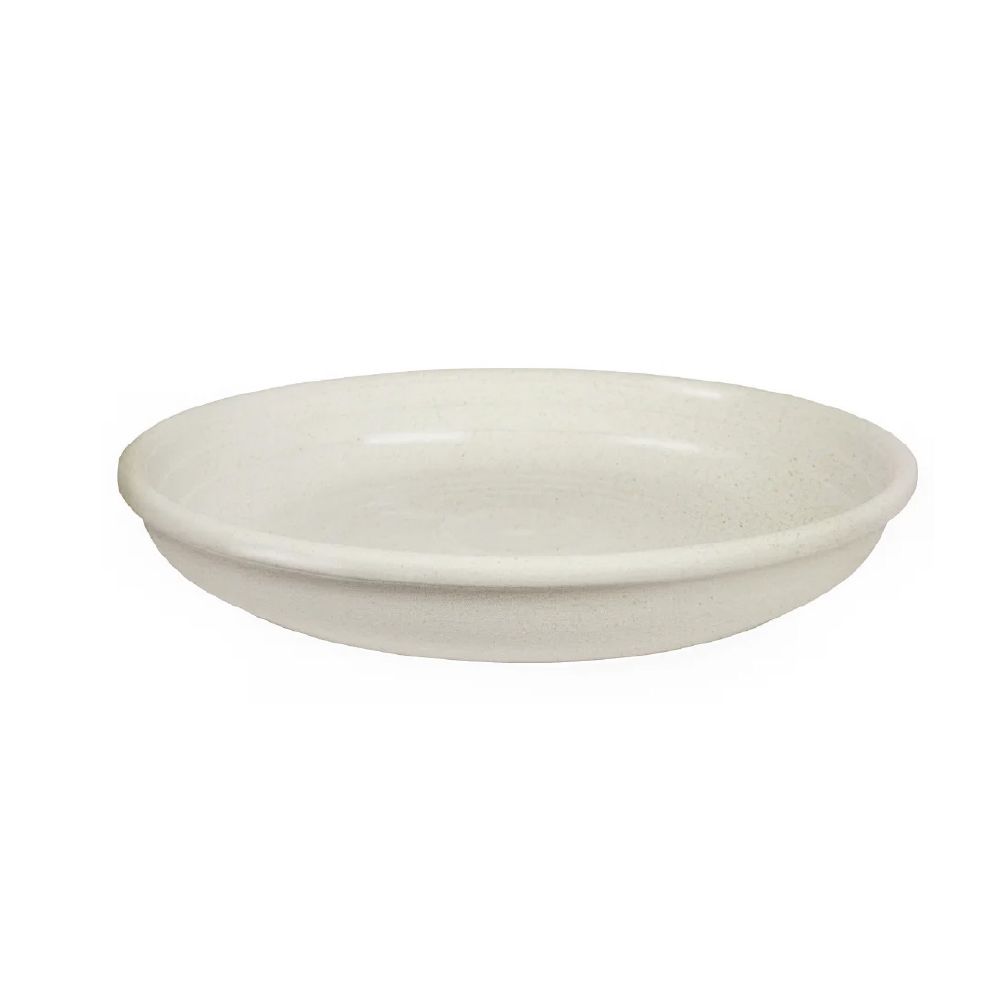 Aus Made Canvas Wide Tapas Bowl 23cm - White Ochre