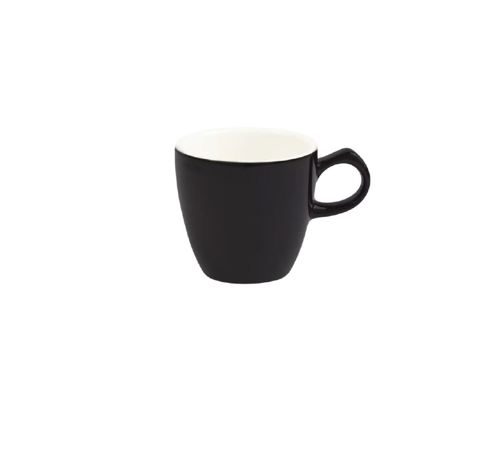 Coffee Cup 150ml Tall Jet Black