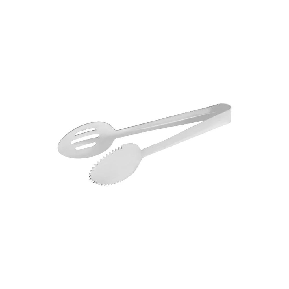 Serving Tongs Solid / Slotted Spoon 245mm S/S