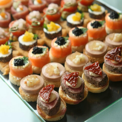 Canapes & Serving