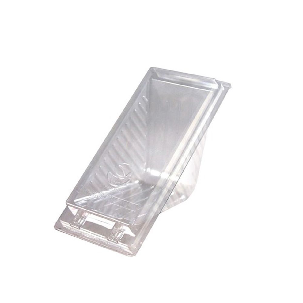 Sandwich Wedge Recycled Pet Clear Extra Large