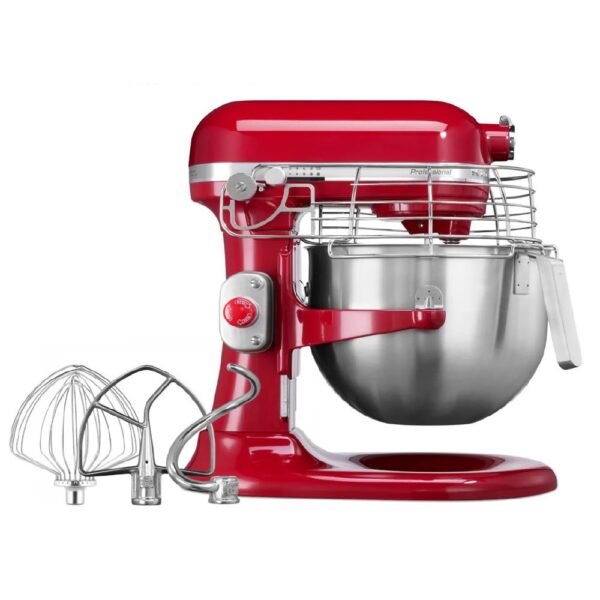 KitchenAid Mixer 7.6L Red Commercial Bowl Lift