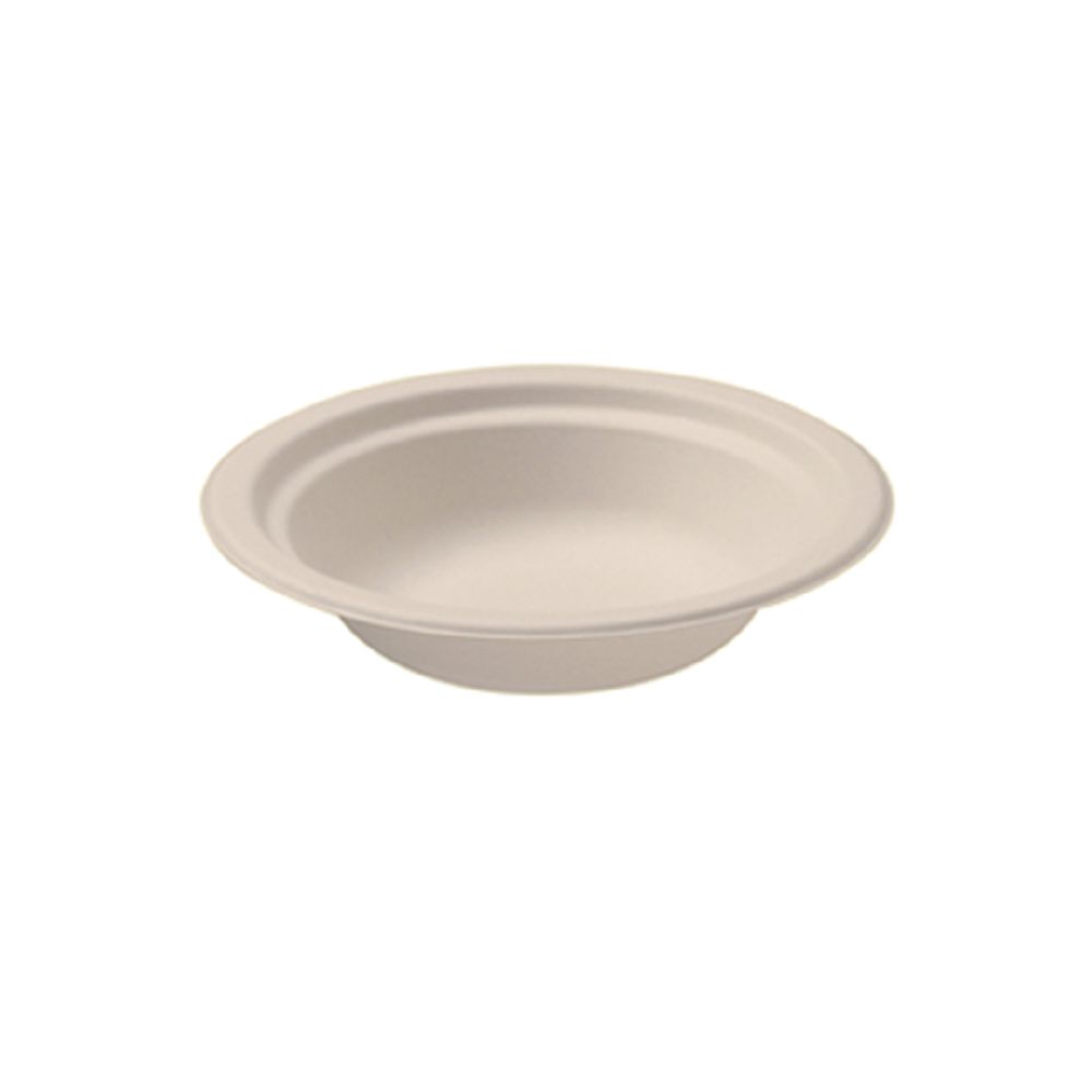 Bowl Sugarcane 178x178x41mm Enviroboard Biodegradable