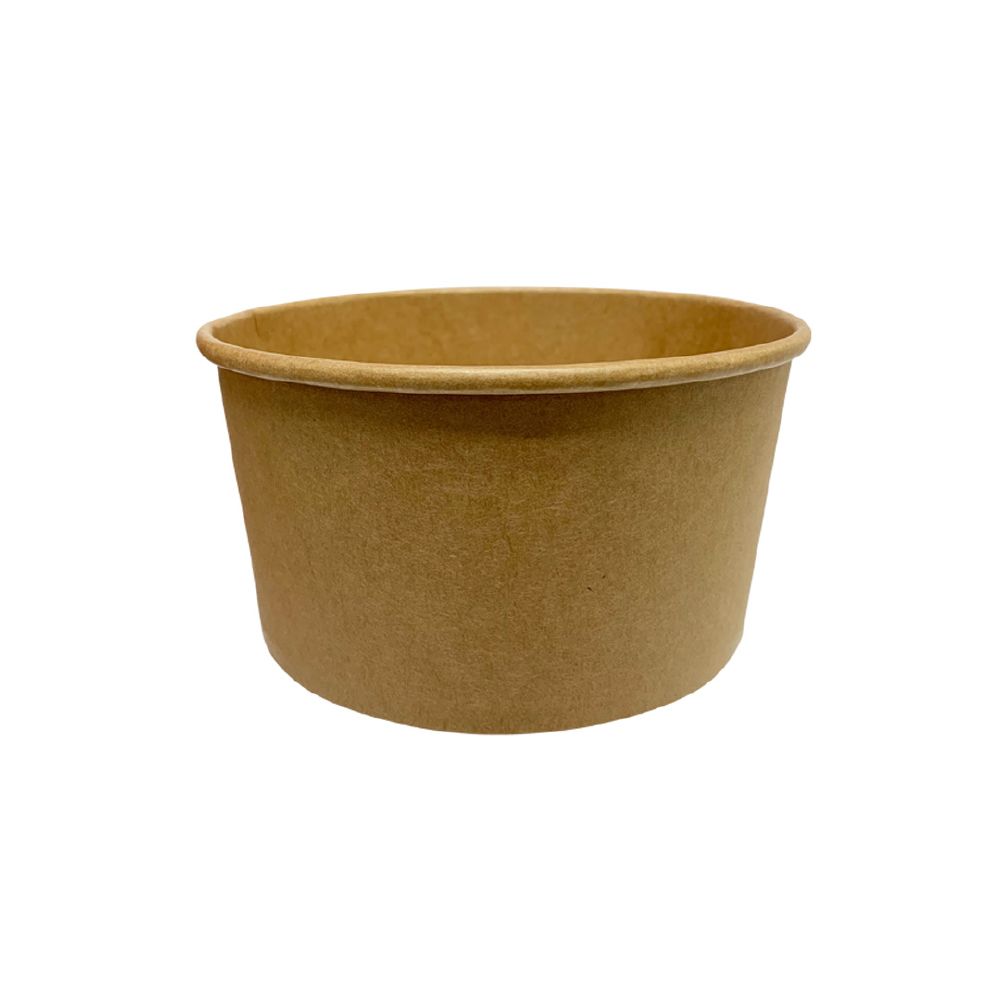 Takeaway Paper Bowl 1000ml - Brown Kraft (Carton of 300)